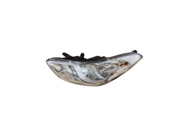 Hyundai Elantra 2012-2016 headlight assembly, clear halogen headlamp, OEM-fit replacement