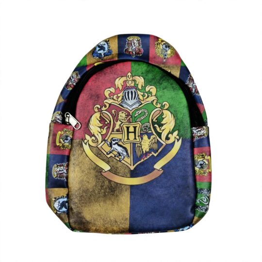 Hogwarts Crest Printed Backpack