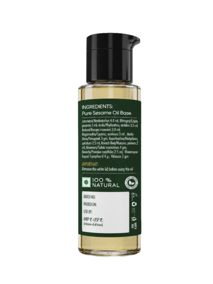 Gulori Shiromani hair oil ingredients label