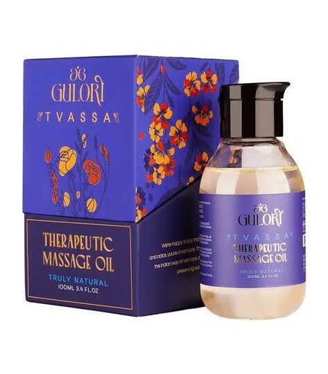 Gulori Tvassa Therapeutic Massage Oil 100 ml bottle and box