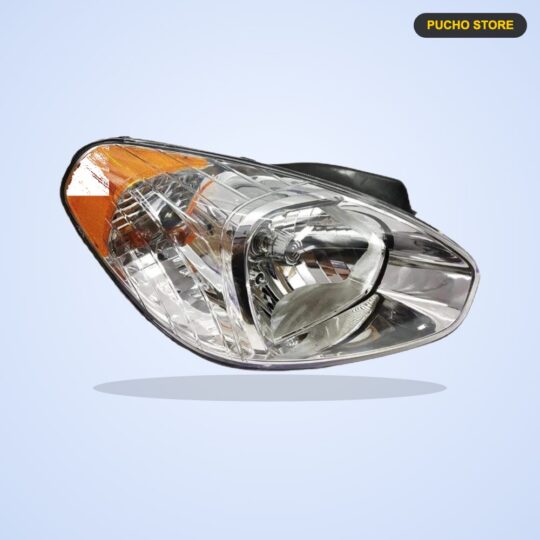 Hyundai Verna Headlight Assembly (2006-2010) - Halogen, Without Adjustment Motor