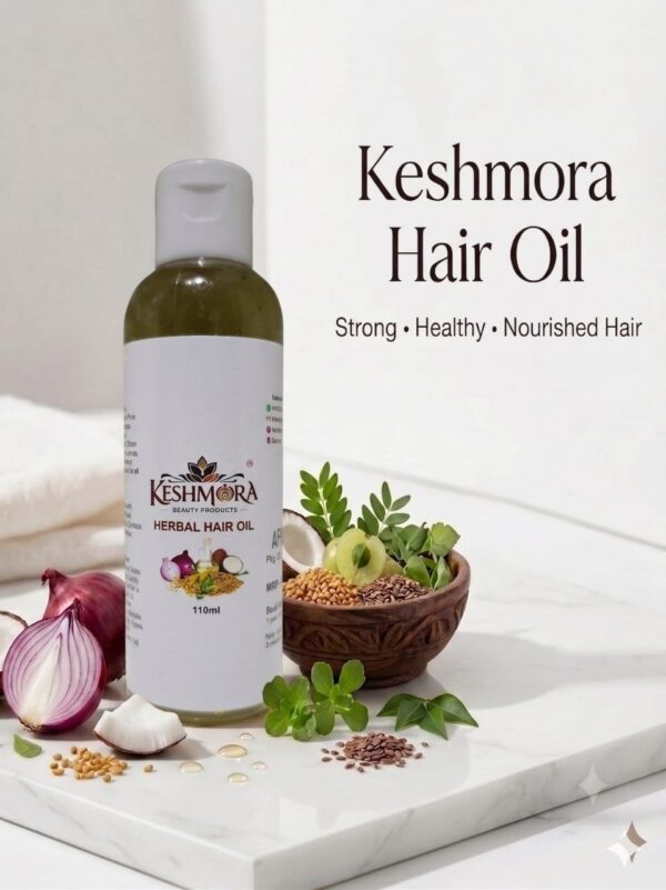 Keshmora Herbal Hair Oil 110 ml bottle