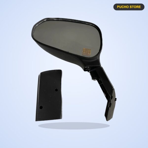 Tata Nano Side Mirror - Old Model, Non-Adjustable (Black)